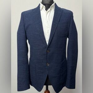 Hugo Boss Raye 7 extra slim fit wool & linen Jacket